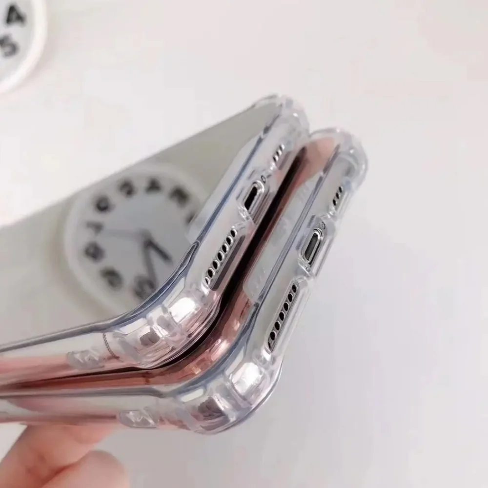 13 Pro Chic Silver Reflective Mirror Phone Case iPhone Stylish & Protective